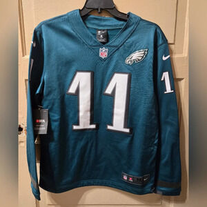 NIKE NFL Philadelphia Eagles Wentz #11 Long Sleeve Therma Pullover Jersey NWT